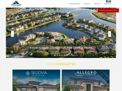 adrianhomes.com snapshot