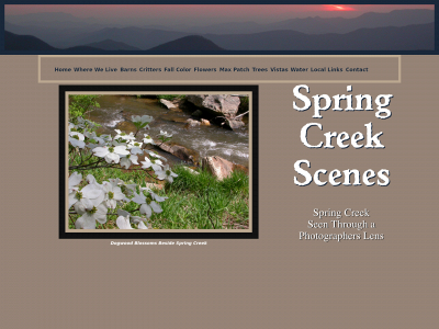 springcreekscenes.org snapshot
