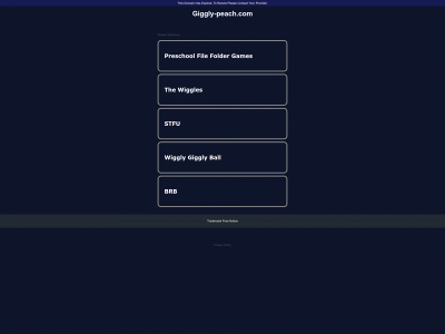 www.giggly-peach.com snapshot