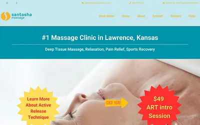 www.santosha-lawrence.com snapshot
