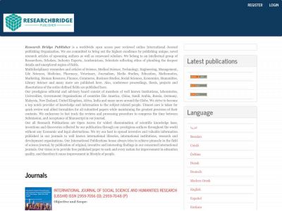 researchbridgepublisher.com snapshot