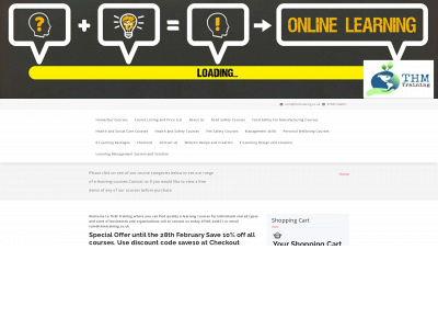 thmtraining.co.uk snapshot