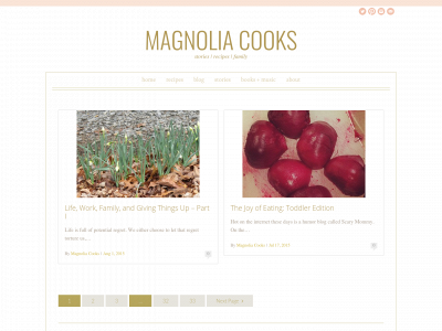 magnoliacooks.com snapshot