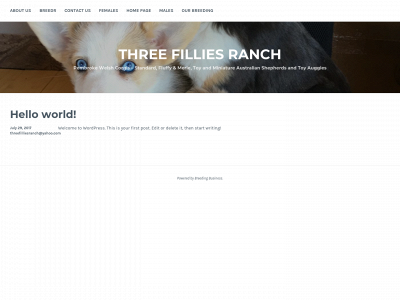 threefilliesranch.com snapshot