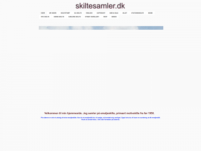 skiltesamler.dk snapshot