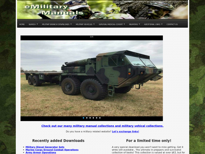 emilitarymanuals.com snapshot