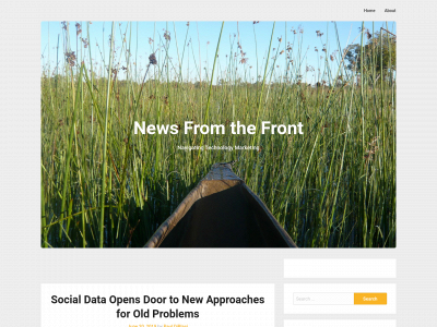 newsfromthefront.blog snapshot