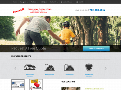 campbellinsure.com snapshot