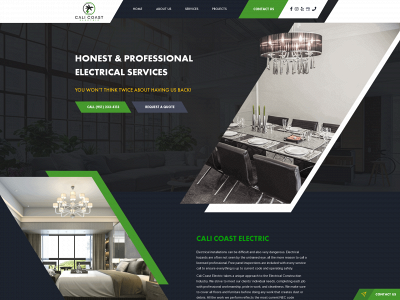 www.calicoastelectric.com snapshot