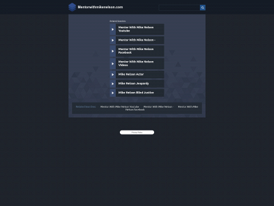 mentorwithmikenelson.com snapshot