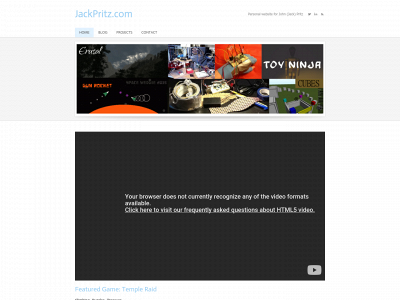 jackpritz.com snapshot