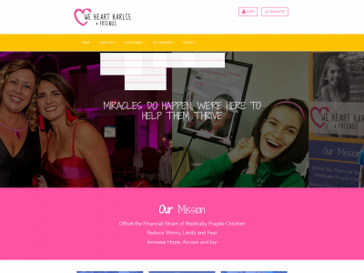 weheartharlieandfriends.org snapshot