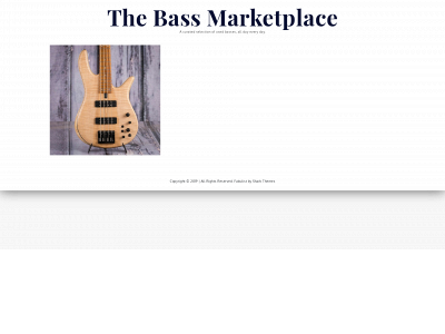 thebassmarketplace.com snapshot