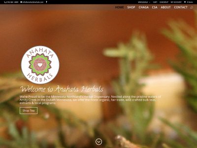 anahataherbals.com snapshot