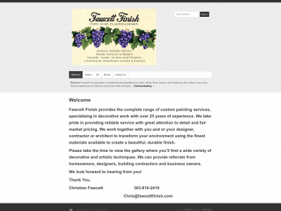 fawcettfinish.com snapshot