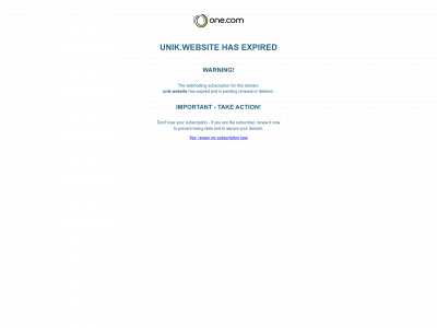 unik.website snapshot