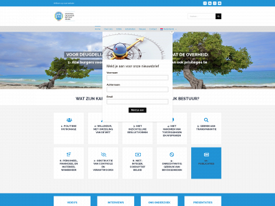 deugdelijkbestuuraruba.org snapshot