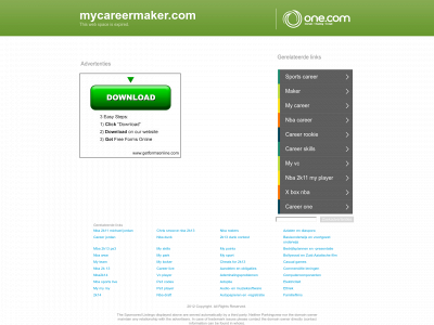 mycareermaker.com snapshot