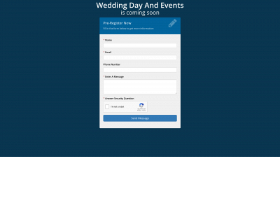 weddingdayandevents.com snapshot