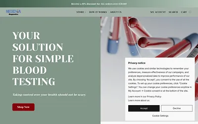 medisia.co.uk snapshot