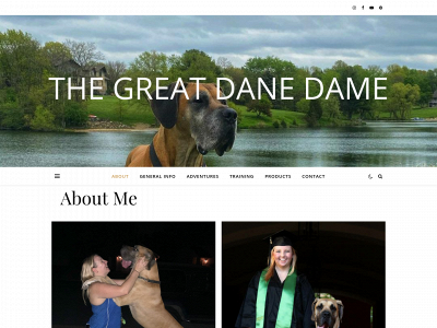 thegreatdanedame.com snapshot