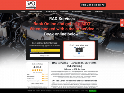 radservices.co.uk snapshot