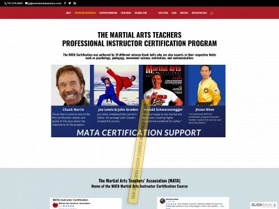 martialartsteachers.com snapshot