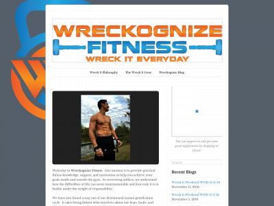 wreckognizefitness.com snapshot