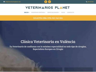 www.clinicaveterinariosplanet.com snapshot