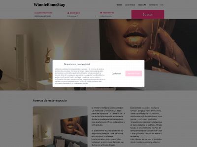 winnieshomestay.com snapshot