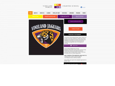 vinelandpubliccharterschool.org snapshot