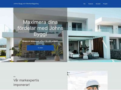 johnbyggmarkanlaeggning.se snapshot