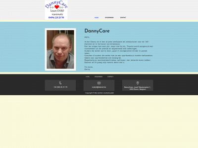 dannycare.be snapshot