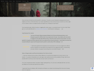contemplativetherapist.com snapshot