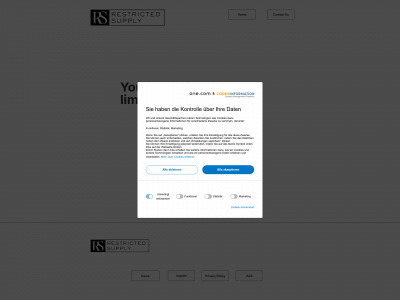 restricted-supply.com snapshot