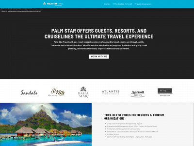 palmstartravel.com snapshot