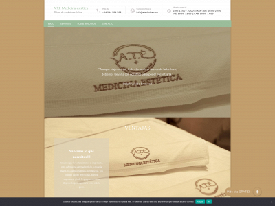 clinicaate.es snapshot