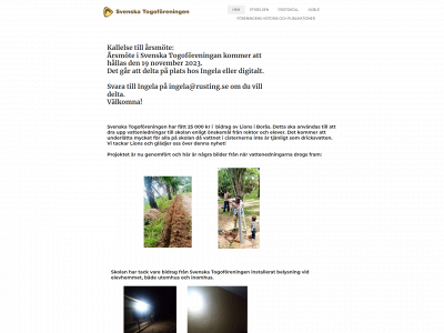svenskatogoforeningen.se snapshot