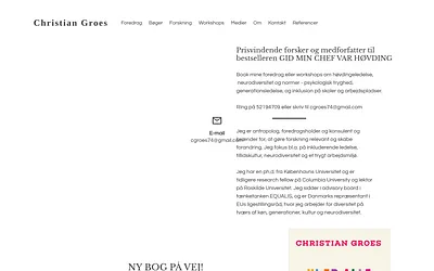 christiangroes.dk snapshot
