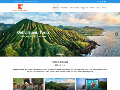 karmatourhawaii.com snapshot