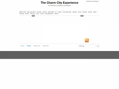 thecharmcityexperience.com snapshot