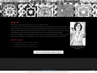 spanishcoursesathome.weebly.com snapshot