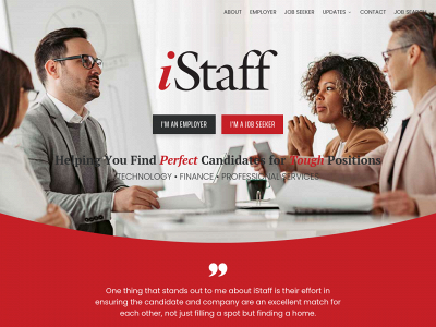 istaff.com snapshot