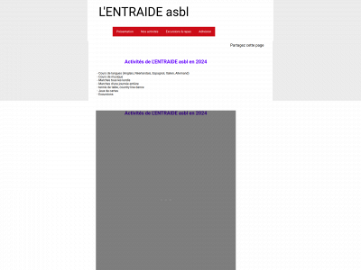 entraideasbl.be snapshot