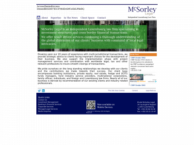 mcsorley.lu snapshot