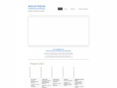 industriensforedragsforening.dk snapshot