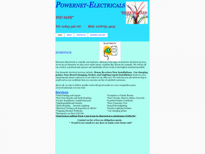 powernet-electricals.co.uk snapshot
