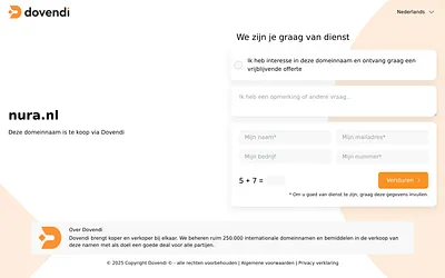 nura.nl snapshot