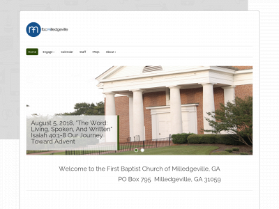 fbcmilledgeville.com snapshot