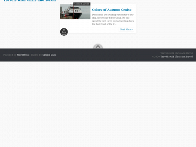 travelswithchrisanddavid.com snapshot